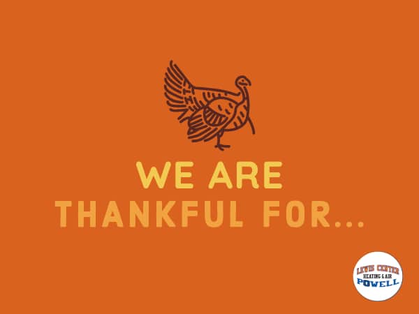 We Are Thankful For